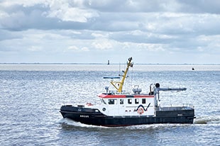 Schiff Argus auf der Nordsee