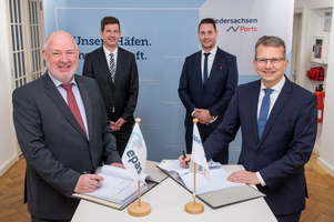 Seehafen Emden: NPorts übergibt Kranbetrieb an EPAS