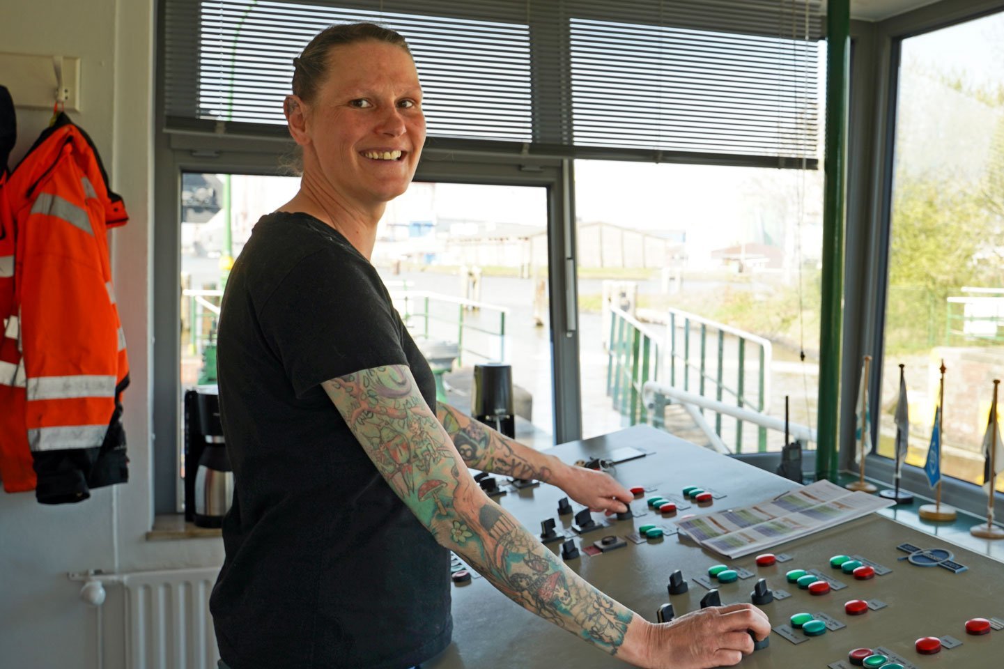 Ich will hier nicht mehr weg - von Tomke Steenblock und ihrem Job an der Borssumer Schleuse