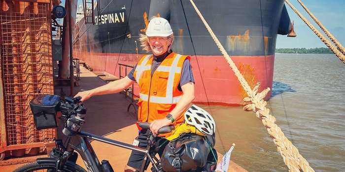 Von der Schiene auf den Fahrradweg