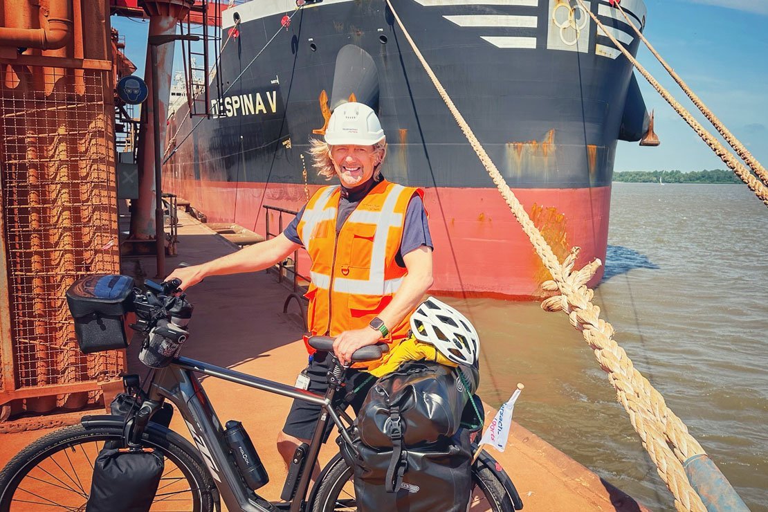 Von der Schiene auf den Fahrradweg