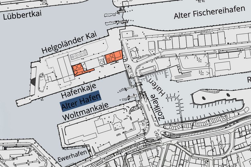 Hafenkaje / Helgoländer Kai