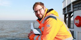 Jonas Höfers im Hafen