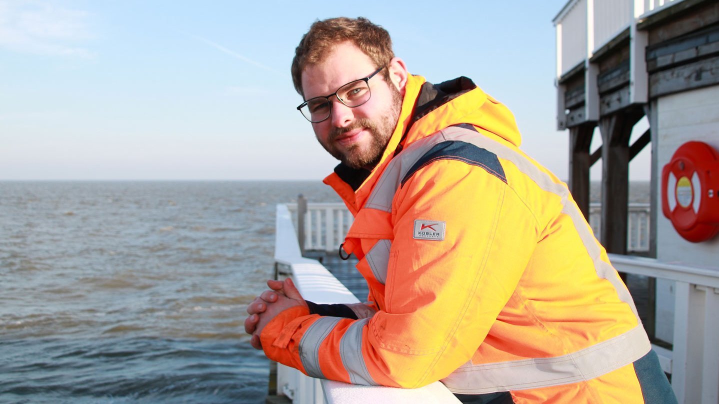 Jonas Höfers im Hafen