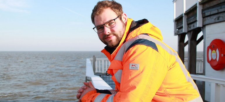 Jonas Höfers im Hafen