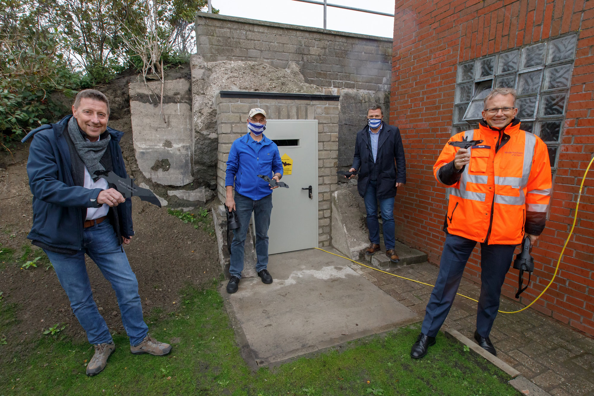 Aussenansicht des Bunkers für Fledermäuse