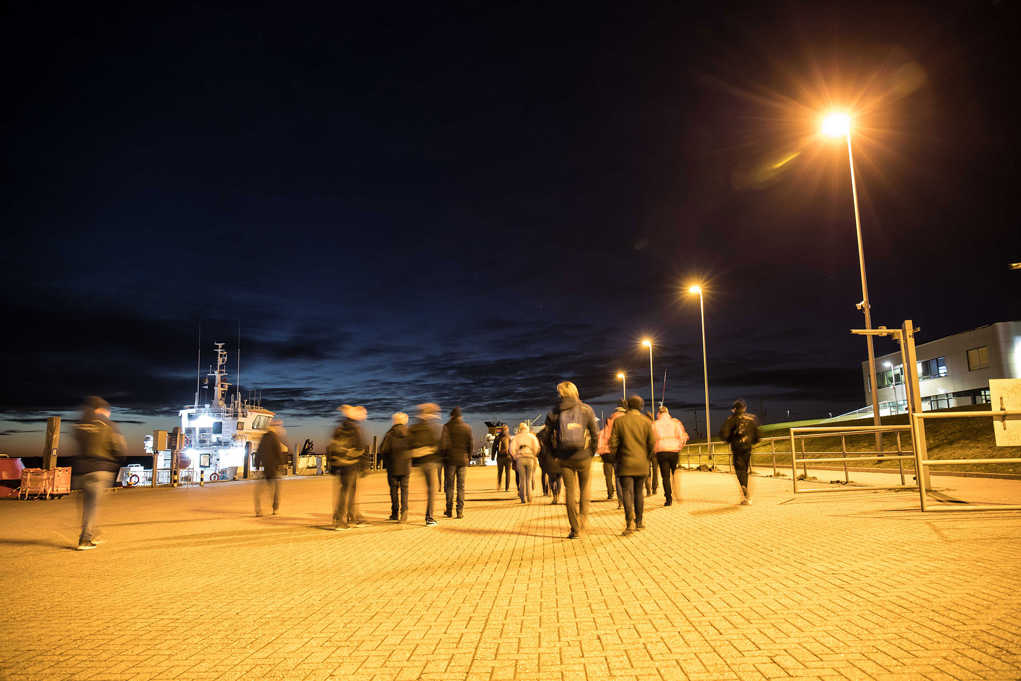 Lichtblicke im Hafen Norddeich