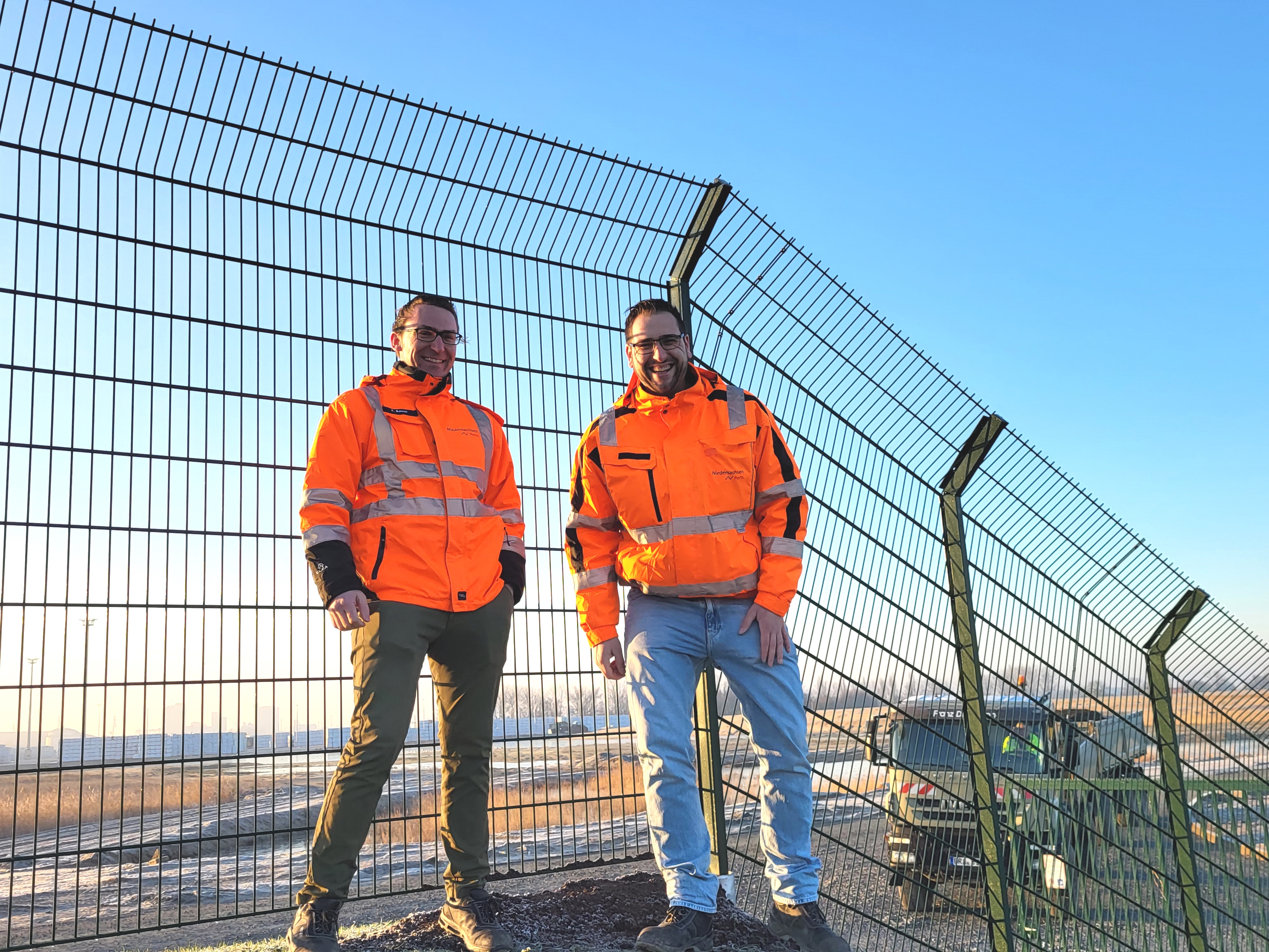 Port Security-Zaunanlage in Brake komplett Port Security-Zaunanlage in Brake komplett
