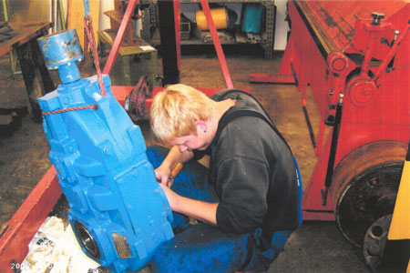 Michael Künkenrenken als junger Facharbeiter Michael Künkenrenken als junger Facharbeiter